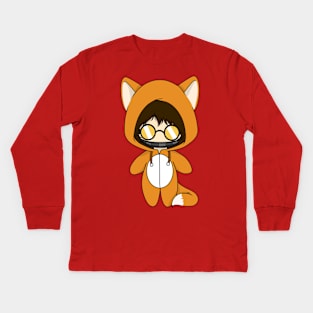 creepypasta ticci toby fox costume doll Kids Long Sleeve T-Shirt